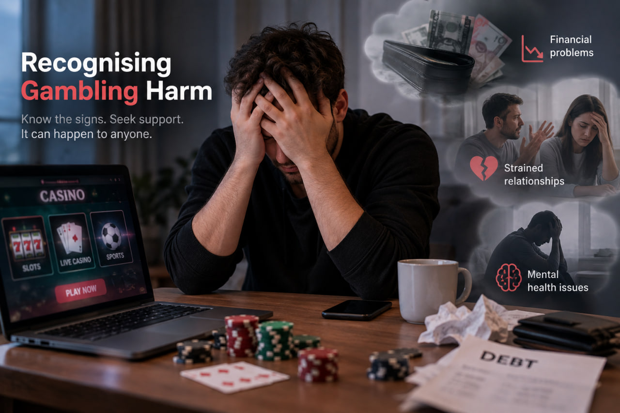Recognising gambling harm warning signs and seeking support